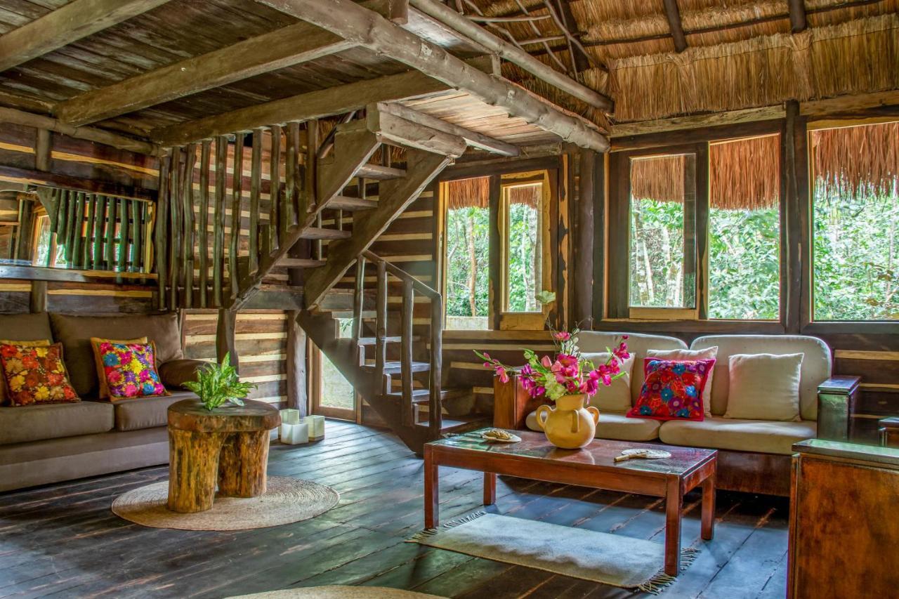 Madre Tierra Eco Habitat Guest House Puerto Morelos Ngoại thất bức ảnh