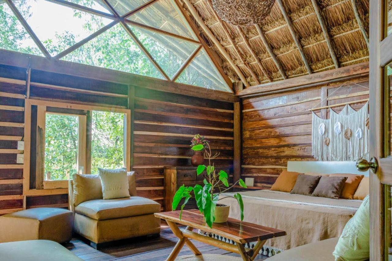 Madre Tierra Eco Habitat Guest House Puerto Morelos Ngoại thất bức ảnh