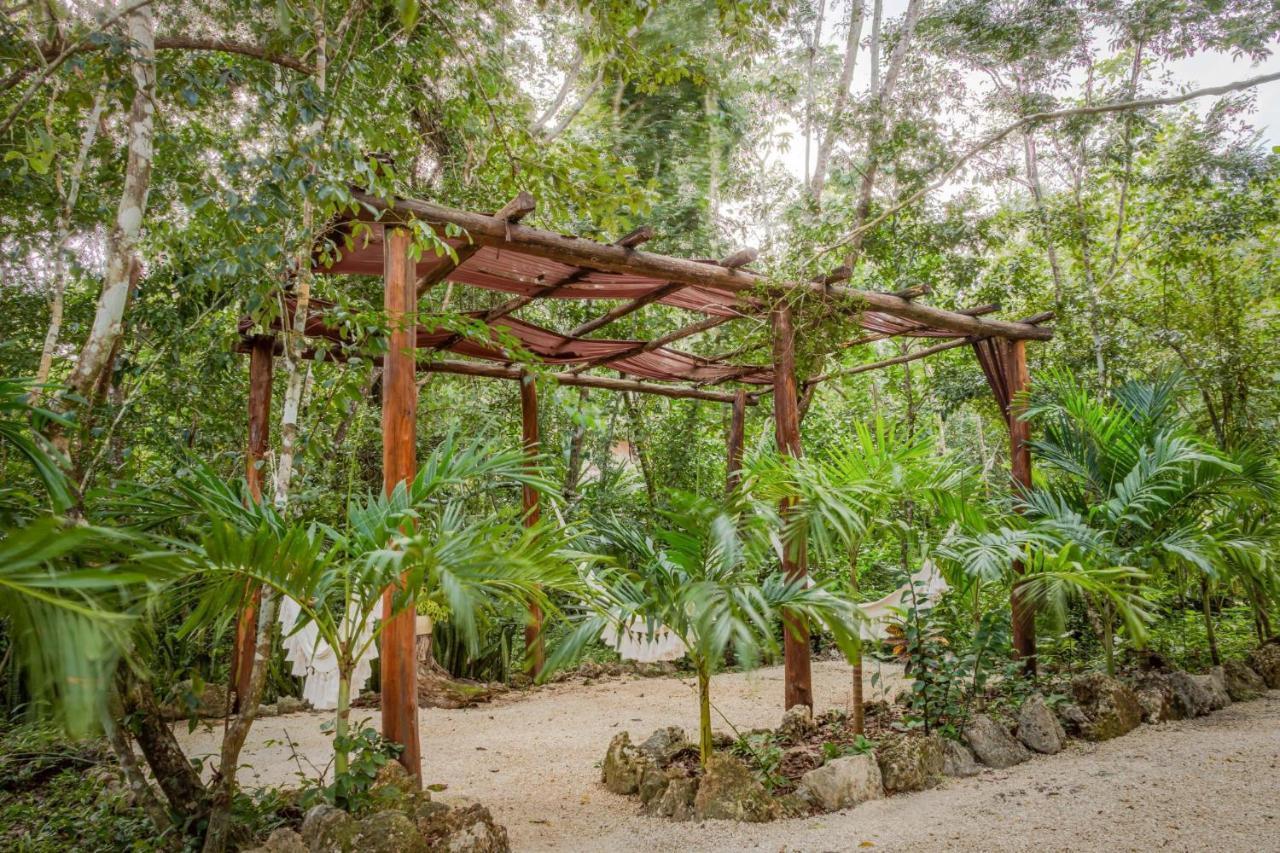 Madre Tierra Eco Habitat Guest House Puerto Morelos Ngoại thất bức ảnh