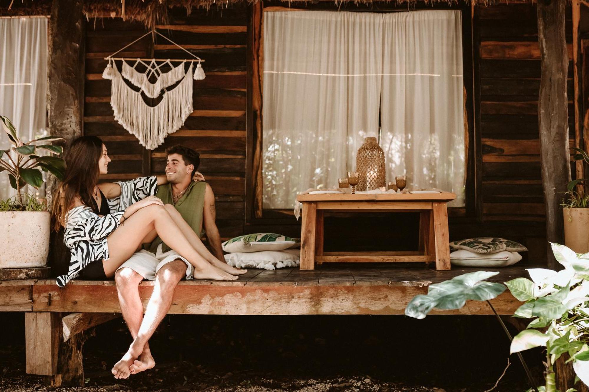 Madre Tierra Eco Habitat Guest House Puerto Morelos Ngoại thất bức ảnh