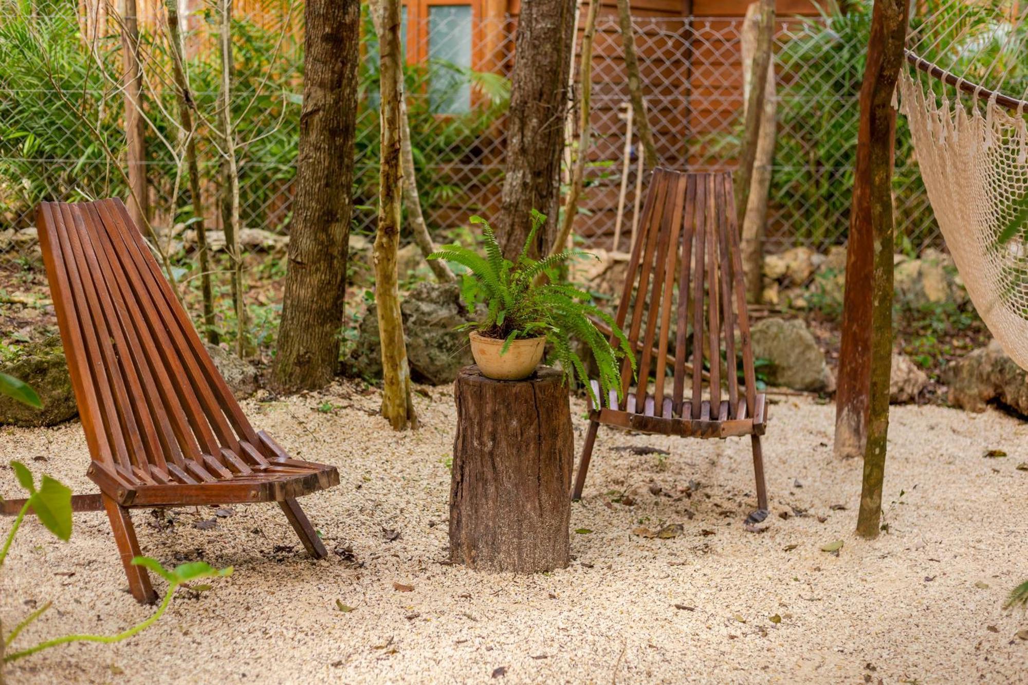 Madre Tierra Eco Habitat Guest House Puerto Morelos Ngoại thất bức ảnh