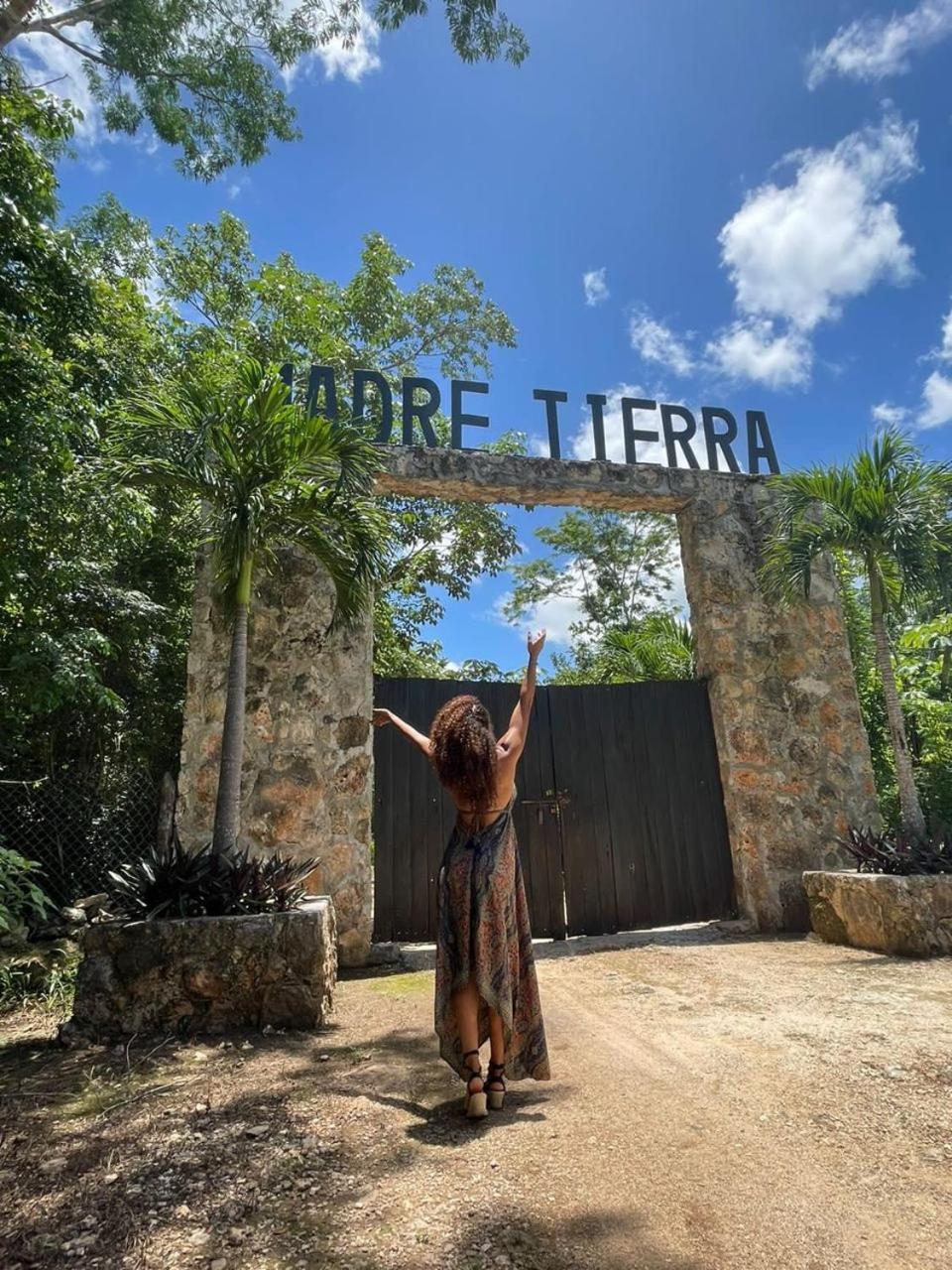 Madre Tierra Eco Habitat Guest House Puerto Morelos Ngoại thất bức ảnh